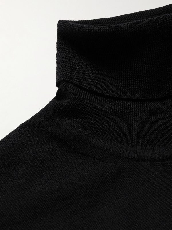 Slim-Fit Merino Wool Rollneck Sweater - CU Slim-Fit Merino Wool Rollneck Sweater - CU