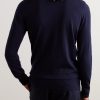 Slim-Fit Merino Wool Rollneck Sweater - BK