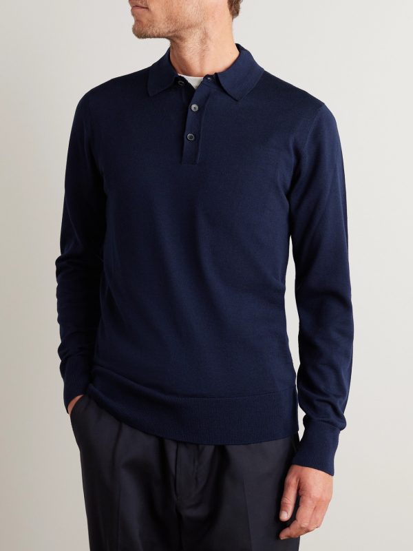 Merino Wool Polo Shirt - FR Merino Wool Polo Shirt - FR