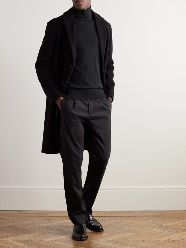 Slim-Fit Merino Wool Rollneck Sweater - OU Slim-Fit Merino Wool Rollneck Sweater - OU