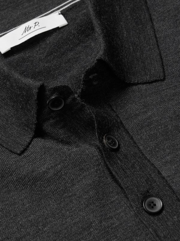 Merino Wool Polo Shirt - CU Merino Wool Polo Shirt - CU