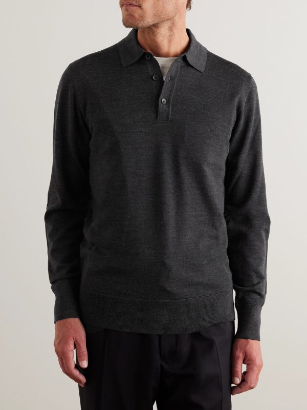 Merino Wool Polo Shirt - FR Merino Wool Polo Shirt - FR