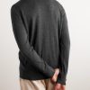 Richard Merino Wool Zip-Up Cardigan - BK Richard Merino Wool Zip-Up Cardigan - BK