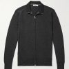 Richard Merino Wool Zip-Up Cardigan Richard Merino Wool Zip-Up Cardigan