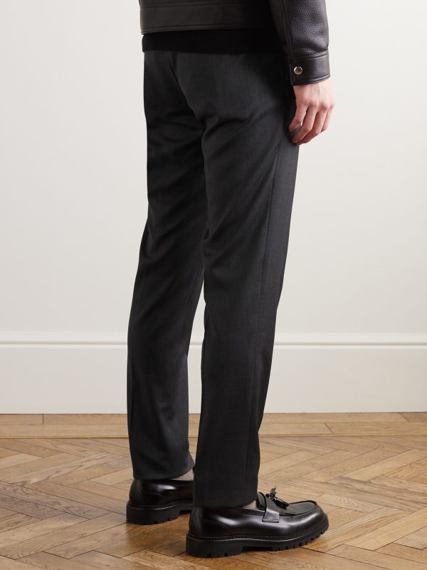 Philip Slim-Fit Wool-Twill Suit Trousers - BK Philip Slim-Fit Wool-Twill Suit Trousers - BK
