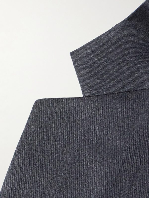 Slim-Fit Wool-Twill Suit Jacket - E1 Slim-Fit Wool-Twill Suit Jacket - E1