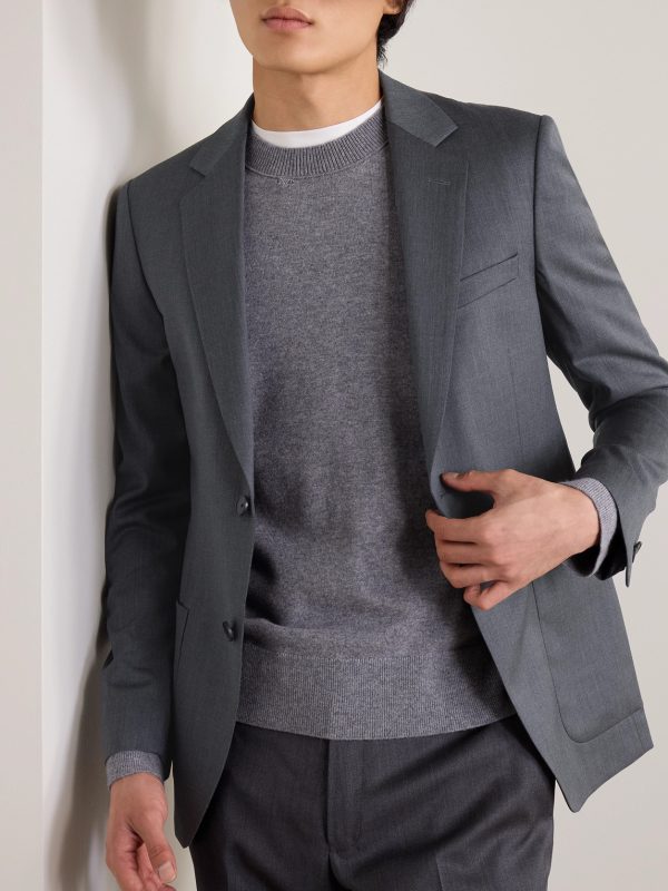 Slim-Fit Wool-Twill Suit Jacket - FR Slim-Fit Wool-Twill Suit Jacket - FR