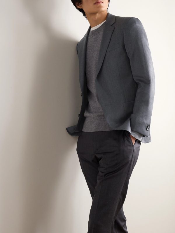 Slim-Fit Wool-Twill Suit Jacket - OU Slim-Fit Wool-Twill Suit Jacket - OU