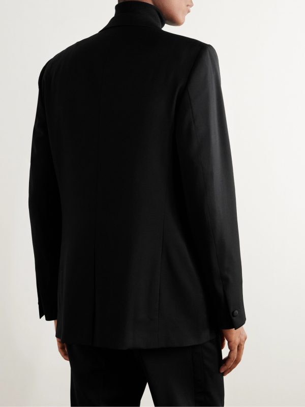 Wool Tuxedo Jacket - BK Wool Tuxedo Jacket - BK