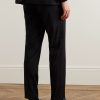 Slim-Fit Wool Tuxedo Trousers - BK Slim-Fit Wool Tuxedo Trousers - BK
