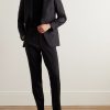 Slim-Fit Wool Tuxedo Trousers - OU Slim-Fit Wool Tuxedo Trousers - OU