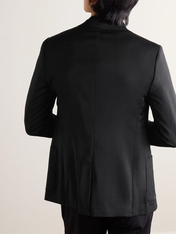 Slim-Fit Wool-Twill Suit Jacket - BK Slim-Fit Wool-Twill Suit Jacket - BK