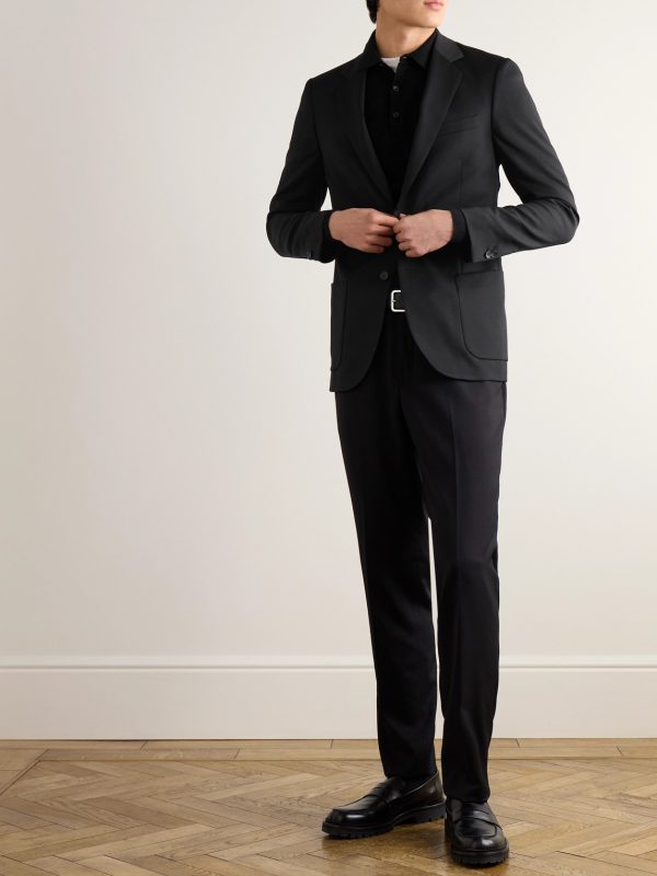 Slim-Fit Wool-Twill Suit Jacket - OU Slim-Fit Wool-Twill Suit Jacket - OU
