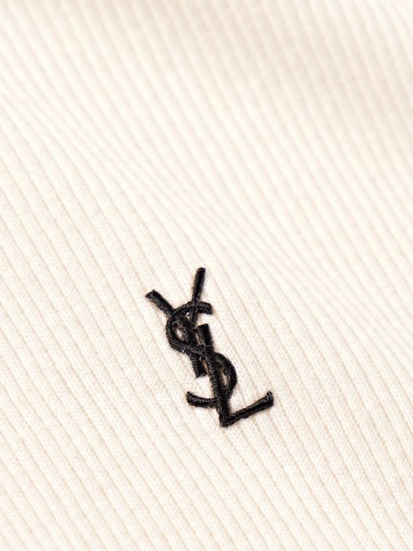 Slim-Fit Logo-Embroidered Ribbed Cotton-Jersey Tank Top - CU Slim-Fit Logo-Embroidered Ribbed Cotton-Jersey Tank Top - CU