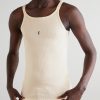 Slim-Fit Logo-Embroidered Ribbed Cotton-Jersey Tank Top - FR Slim-Fit Logo-Embroidered Ribbed Cotton-Jersey Tank Top - FR