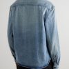Logo-Embroidered Denim Shirt - BK Logo-Embroidered Denim Shirt - BK