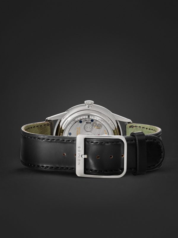 Orion Neomatik Automatic 38.5 Stainless Steel and Leather Watch, Ref. No. 345.S1 - E2 Orion Neomatik Automatic 38.5 Stainless Steel and Leather Watch, Ref. No. 345.S1 - E2