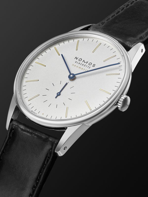 Orion Neomatik Automatic 38.5 Stainless Steel and Leather Watch, Ref. No. 345.S1 - FR Orion Neomatik Automatic 38.5 Stainless Steel and Leather Watch, Ref. No. 345.S1 - FR