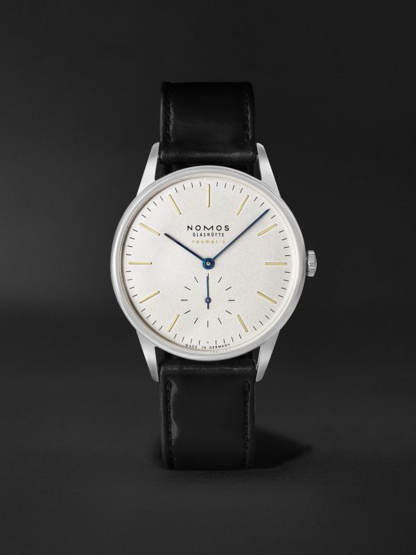 Orion Neomatik Automatic 38.5 Stainless Steel and Leather Watch, Ref. No. 345.S1 Orion Neomatik Automatic 38.5 Stainless Steel and Leather Watch, Ref. No. 345.S1