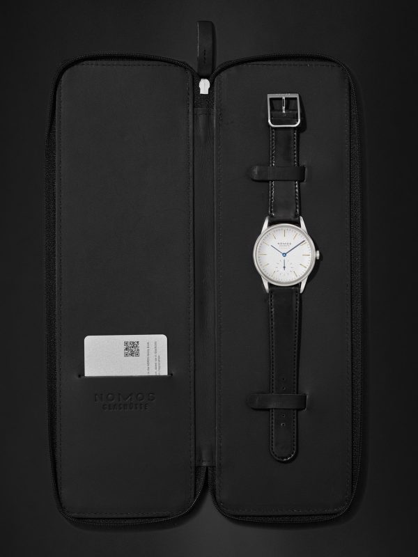 Orion Neomatik Limited Edition Automatic 36.4mm Stainless Steel and Leather Watch, Ref. No. 395.S1 - E3 Orion Neomatik Limited Edition Automatic 36.4mm Stainless Steel and Leather Watch, Ref. No. 395.S1 - E3