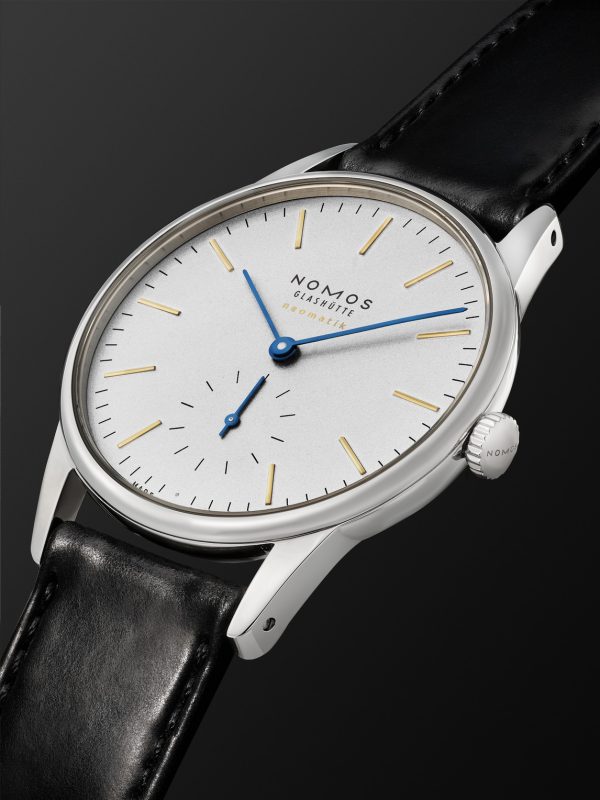 Orion Neomatik Limited Edition Automatic 36.4mm Stainless Steel and Leather Watch, Ref. No. 395.S1 - FR Orion Neomatik Limited Edition Automatic 36.4mm Stainless Steel and Leather Watch, Ref. No. 395.S1 - FR