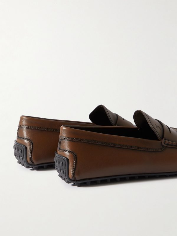 City Gommino Leather Penny Loafers - BK City Gommino Leather Penny Loafers - BK