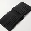 Logo-Embellished Upcycled Cross-Grain Leather Bifold Wallet - E1 Logo-Embellished Upcycled Cross-Grain Leather Bifold Wallet - E1