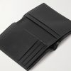 Upcycled Cross-Grain Leather Bifold Wallet - E1