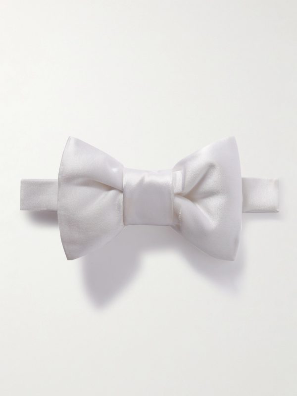 Pre-Tied Silk-Satin Bow Tie Pre-Tied Silk-Satin Bow Tie