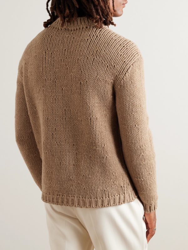 Logo-Intarsia Wool Sweater - BK