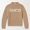 Logo-Intarsia Wool Sweater