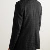 Houndstooth Jacquard Blazer - BK Houndstooth Jacquard Blazer - BK