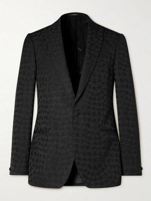 Houndstooth Jacquard Blazer Houndstooth Jacquard Blazer