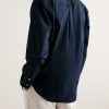 Button-Down Collar Cotton-Poplin Shirt - BK
