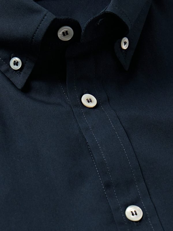 Button-Down Collar Cotton-Poplin Shirt - CU