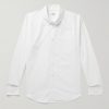 Button-Down Collar Cotton-Poplin Shirt