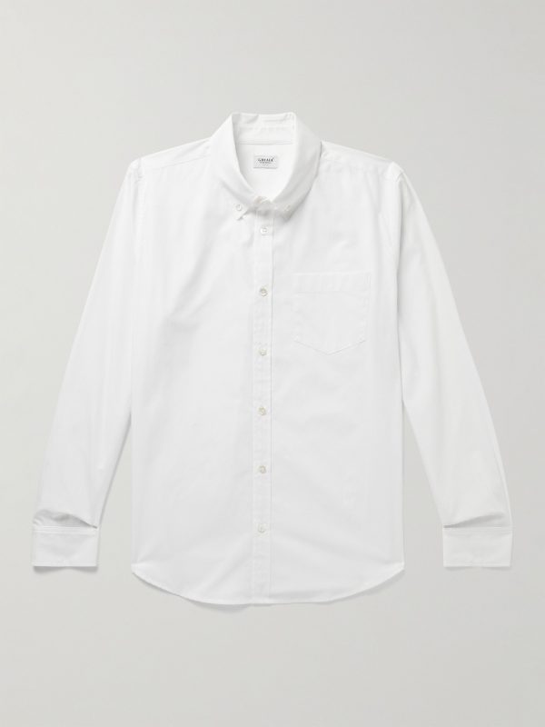 Button-Down Collar Cotton-Poplin Shirt