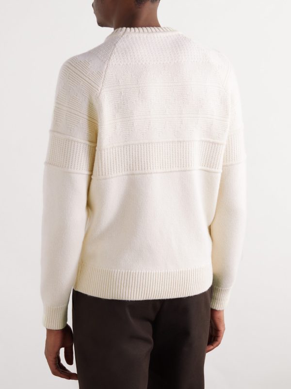 Knitted Cashmere Sweater - BK