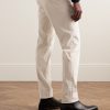 Straight-Leg Cotton-Corduroy Trousers - BK