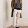 Straight-Leg Cotton-Corduroy Trousers - OU