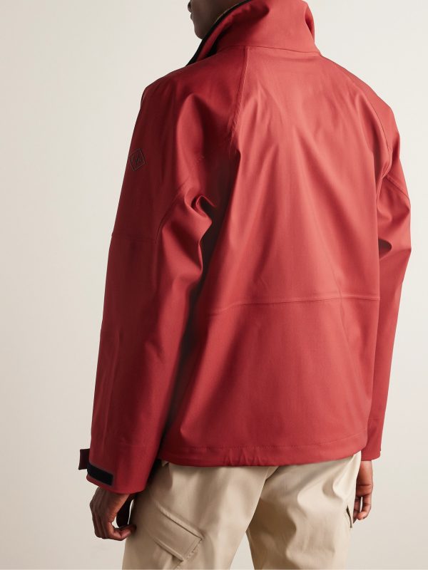 Cardiff Virgin Wool-Blend Half-Zip Ski Jacket - BK