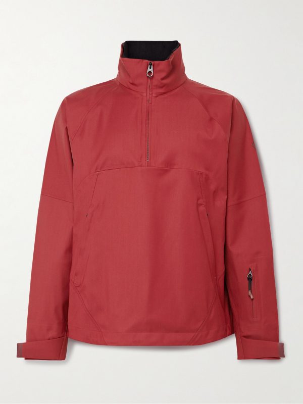 Cardiff Virgin Wool-Blend Half-Zip Ski Jacket