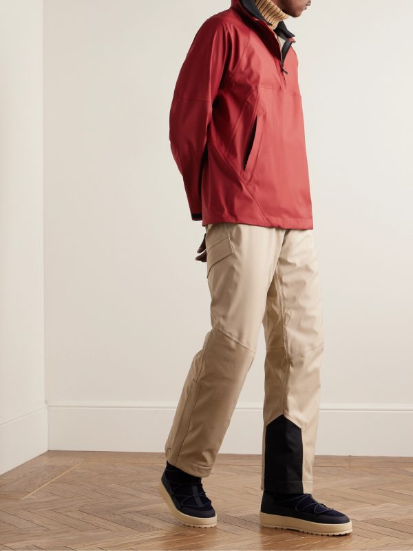 Cardiff Virgin Wool-Blend Half-Zip Ski Jacket - OU