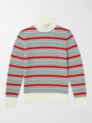 Fair Isle Cashmere Rollneck Sweater Fair Isle Cashmere Rollneck Sweater