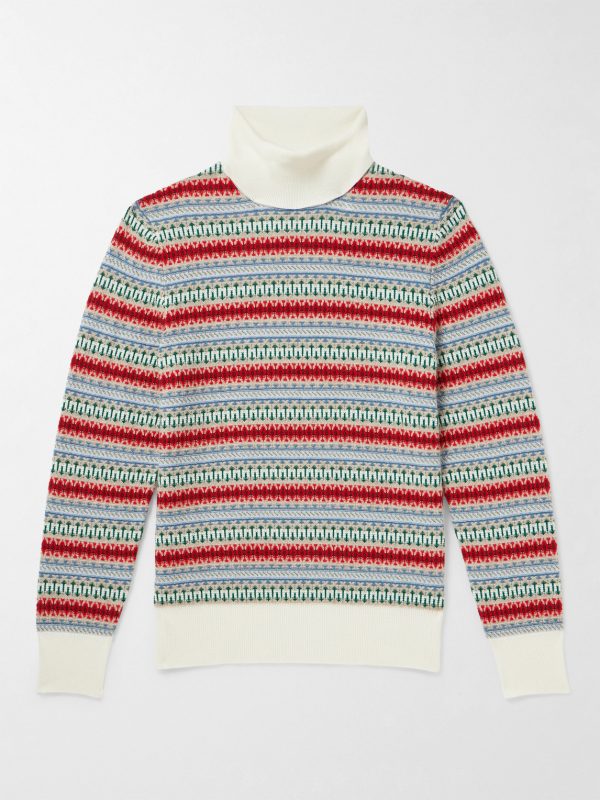 Fair Isle Cashmere Rollneck Sweater Fair Isle Cashmere Rollneck Sweater