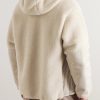 Shell-Trimmed Cashmere and Silk-Blend Fleece Jacket - BK Shell-Trimmed Cashmere and Silk-Blend Fleece Jacket - BK