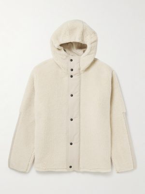 Shell-Trimmed Cashmere and Silk-Blend Fleece Jacket Shell-Trimmed Cashmere and Silk-Blend Fleece Jacket