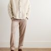 Shell-Trimmed Cashmere and Silk-Blend Fleece Jacket - OU Shell-Trimmed Cashmere and Silk-Blend Fleece Jacket - OU