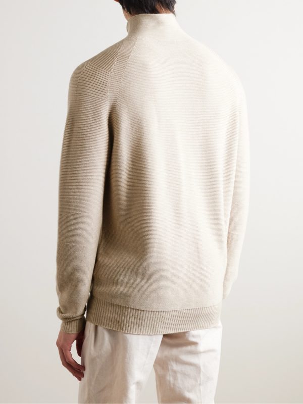 Slim-Fit Virgin Wool-Blend Rollneck Ski Base Layer - BK Slim-Fit Virgin Wool-Blend Rollneck Ski Base Layer - BK