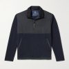 Cashmere and Virgin Wool-Blend Shell Half-Zip Sweatshirt